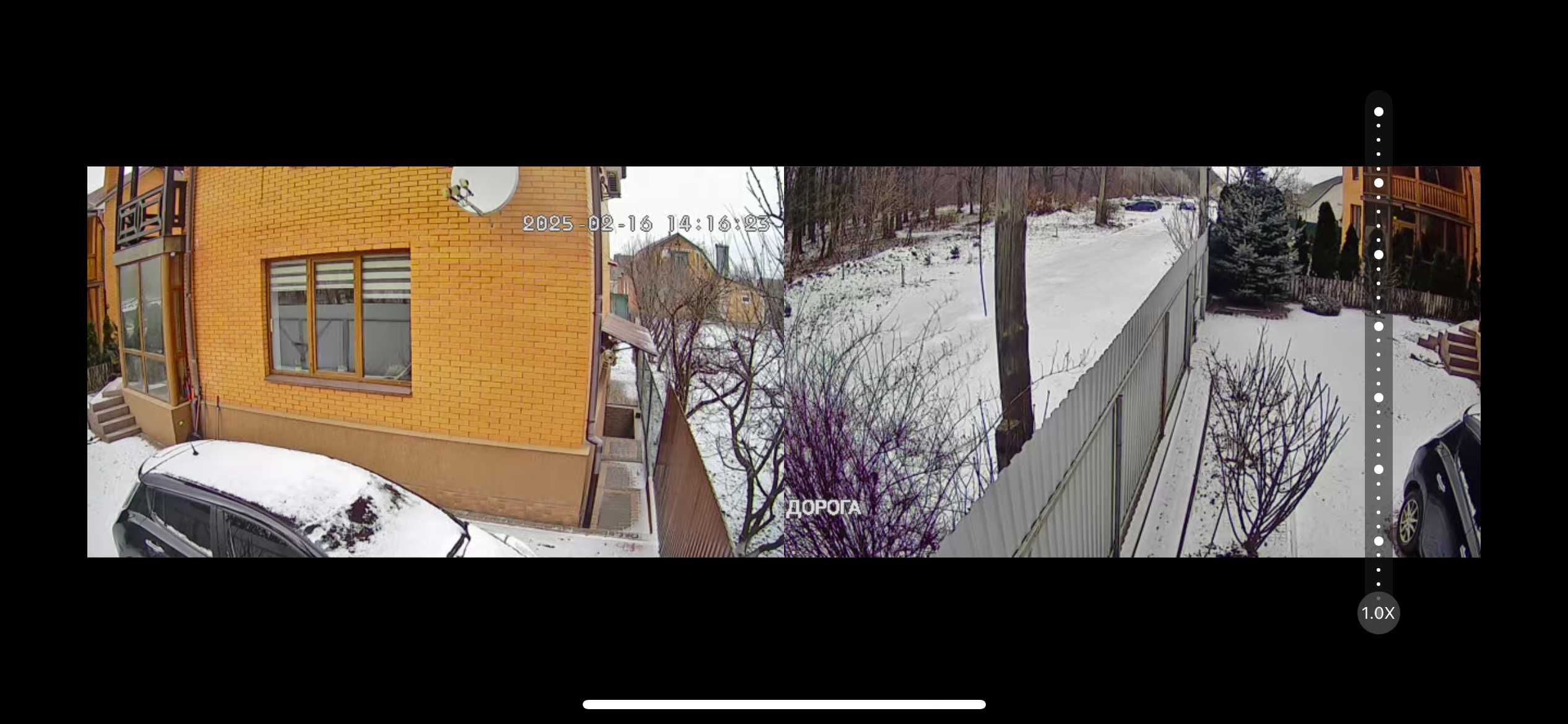 Вулична охоронна  поворотна камера. Подвійна Wi-Fi камера UHD