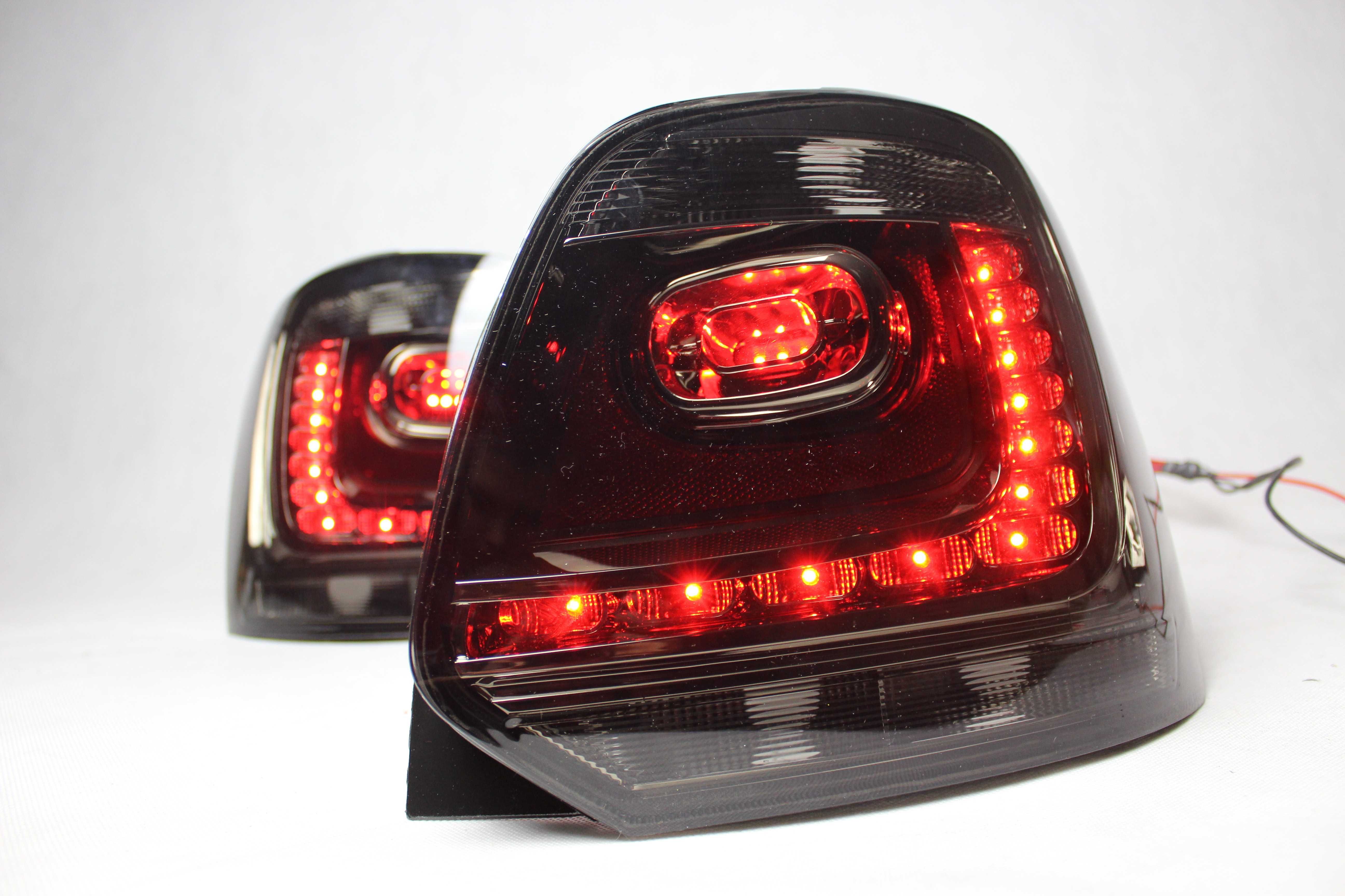 Lampy światła tył tylne VW POLO 6R 09-14 LED Black SMOKE Tuning IGŁA