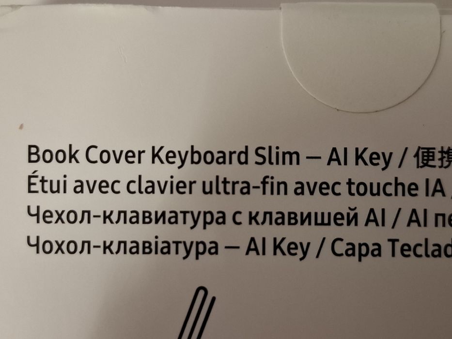 Etui tabletu klawiatura Samsung S10+, S9+ Book Cover Keyboard