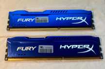 Kingston HyperX Fury 16GB 2x8 DDR3 1600MHz CL10 Blue