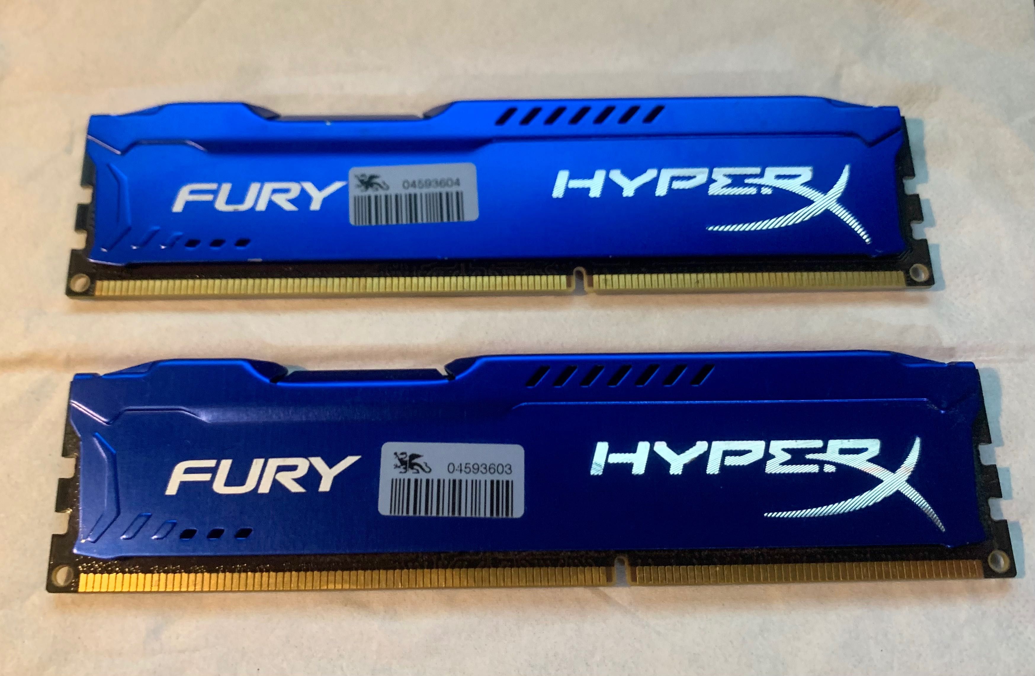 Kingston HyperX Fury 16GB 2x8 DDR3 1600MHz CL10 Blue