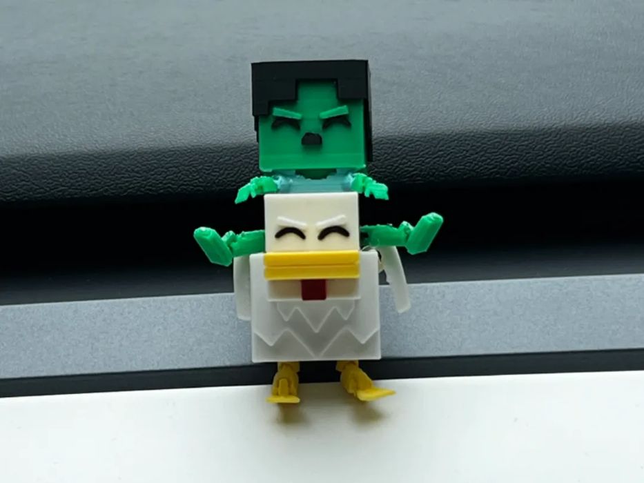 Figura Minecraft Chicken Jockey