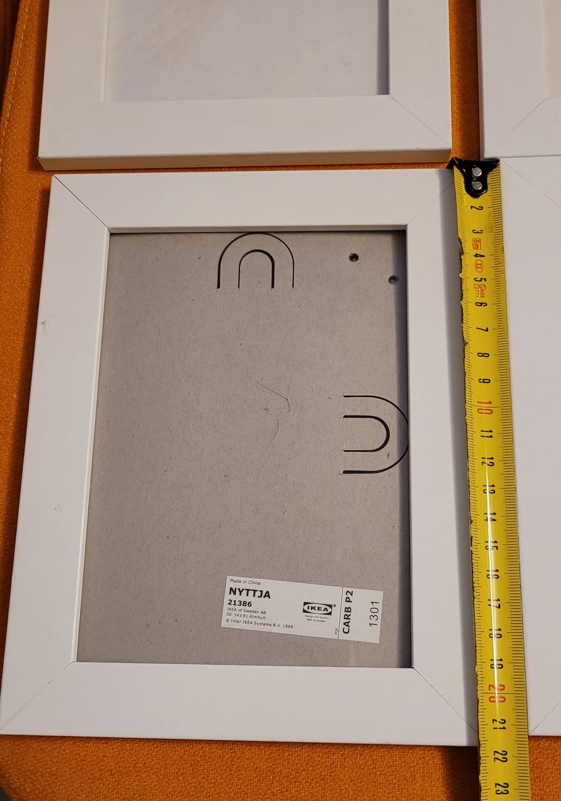 Ramka na zdjęcie biała Nyttja Ikea 21,5x16,5cm