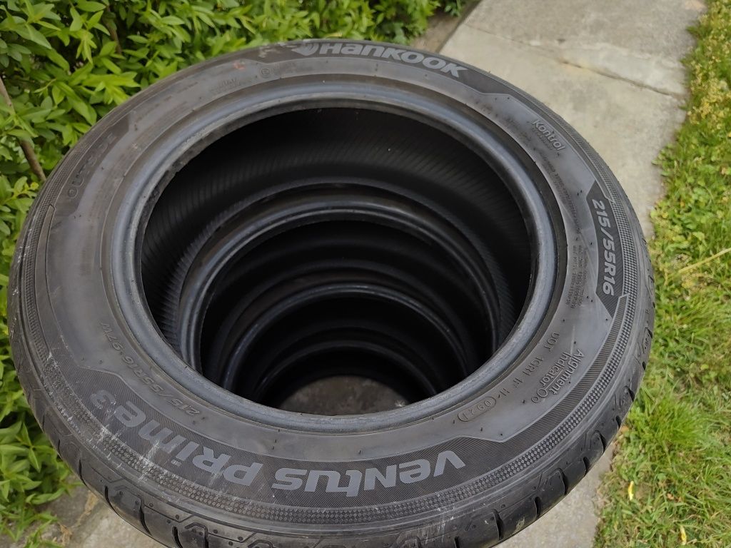 Opony letnie Hankook 215/55 R16 ventus prime 3 7 mm