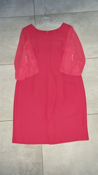 Elegancka piękna sukienka Wesele Komunia chrzest  rozm.44 xxl