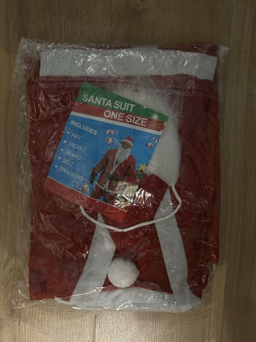 Przebranie strój na święta mikołaja uniwersalny