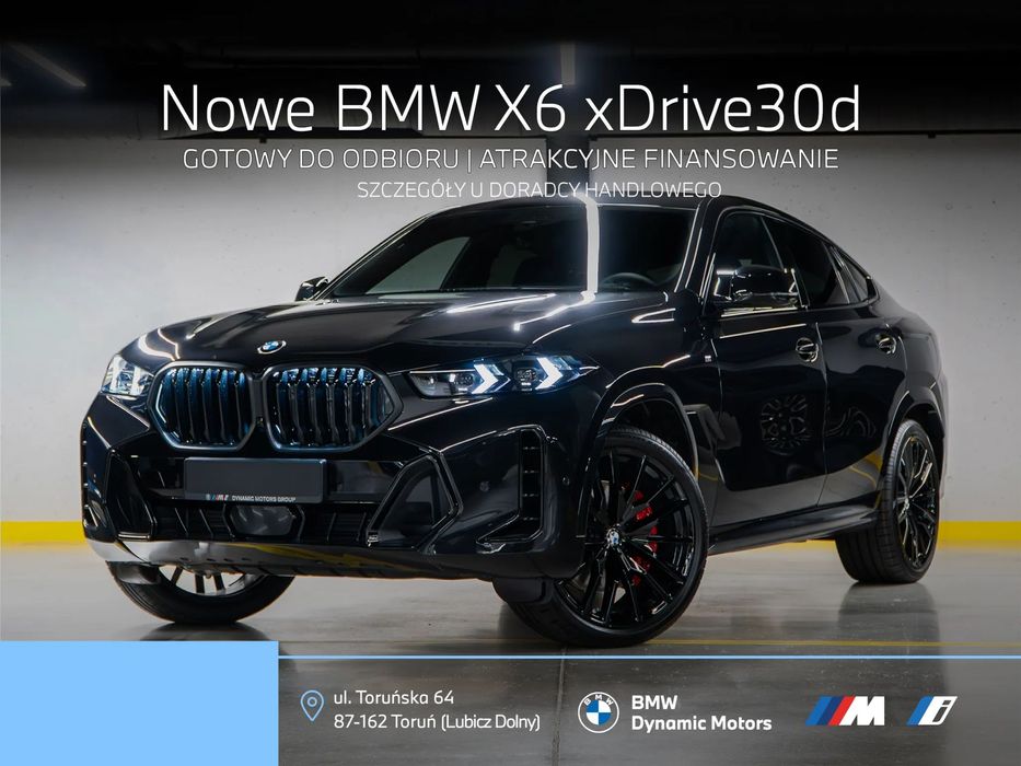 BMW X6 xDrive30d 298 KM mHEV - Hak Holowniczy - Pakiet M Pro - Kamera 360!