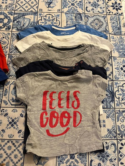 50 x  pecas roupa de crianca / menino varios tamanhos ate 4anos