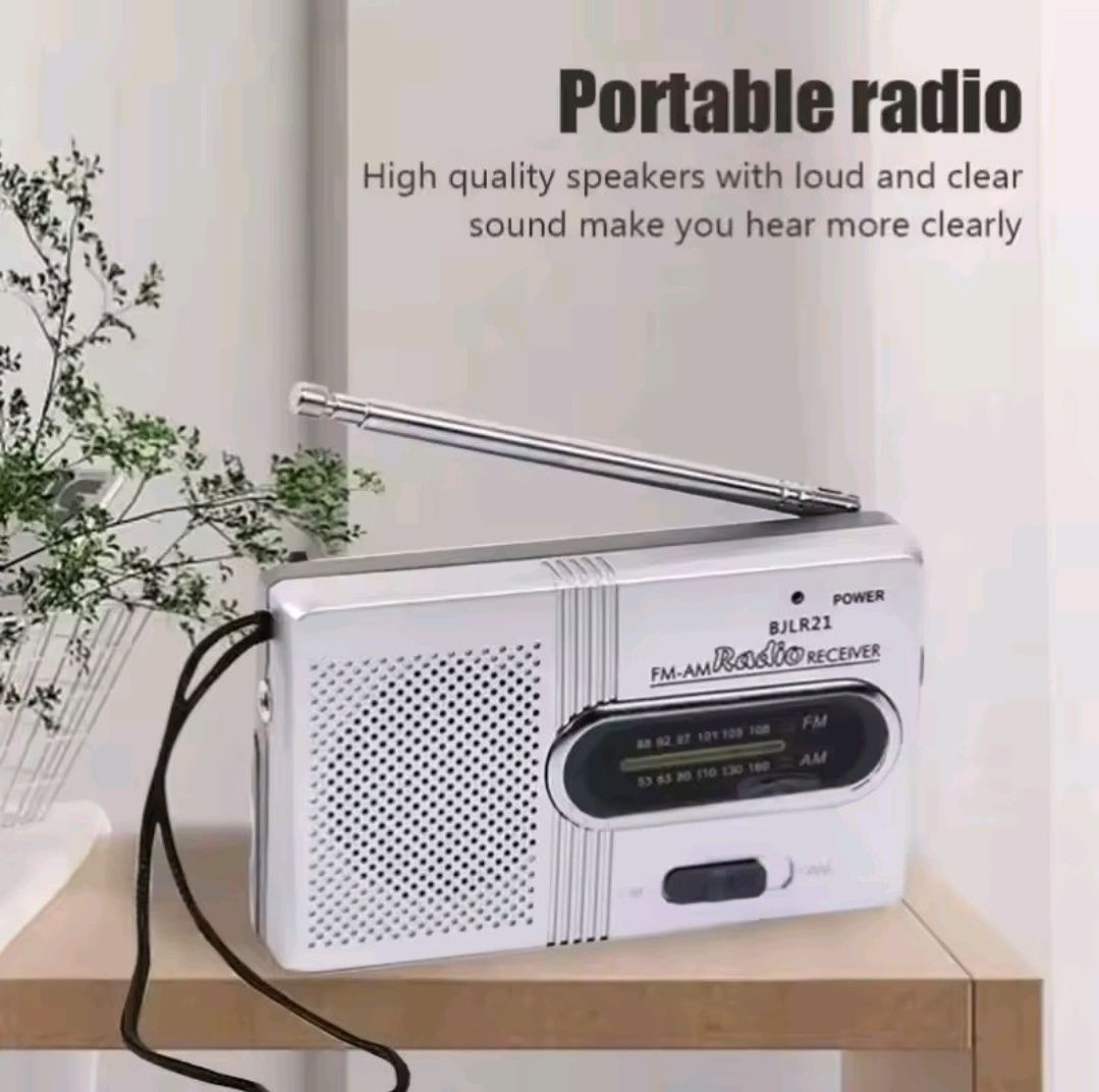 Rádio a pilhas  .