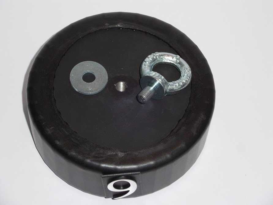 KOTWICA 7kg, 9kg, 12kg, 14 kg OGUMOWANA d pontonu i łodzi