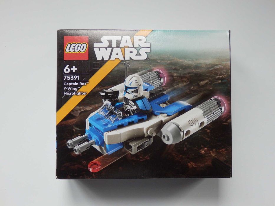 NOWE Lego Star Wars 75391 myśliwiec statek Y-Wing kapitan Rex prezent