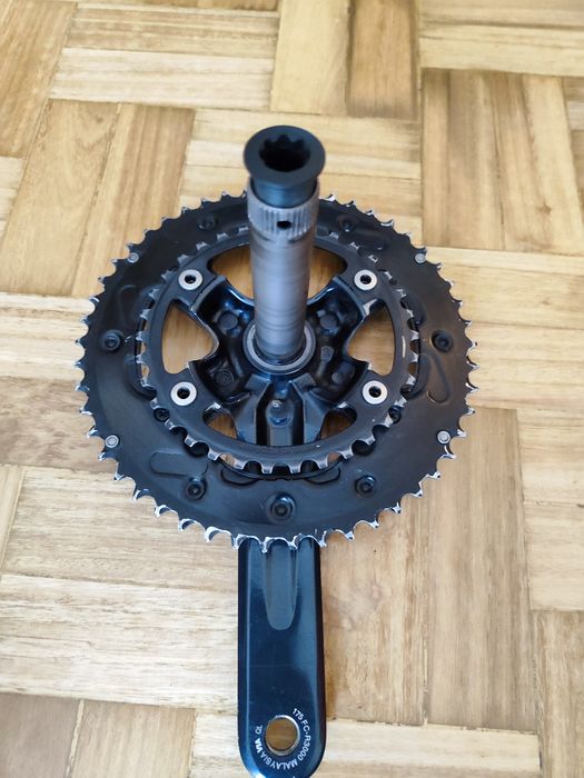Shimano Sora R3000 9v pedaleira + desviador frontal