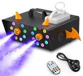 Máquina dupla fumo - 1500W com 18 Leds - Decoração Removível