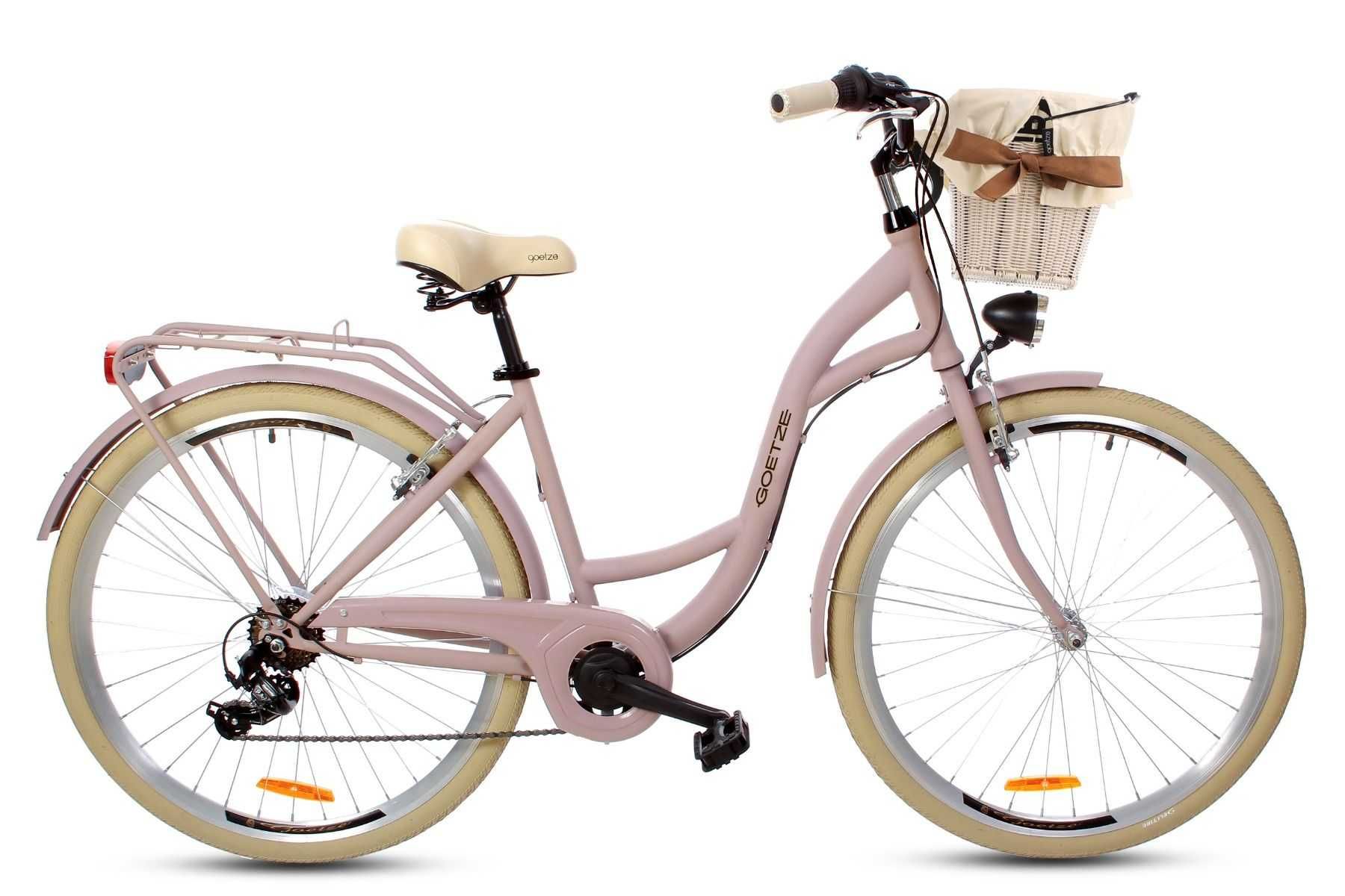 Nowy rower (MIEJSKI/DAMSKI) Goetze Mood 7 biegów lila różowy