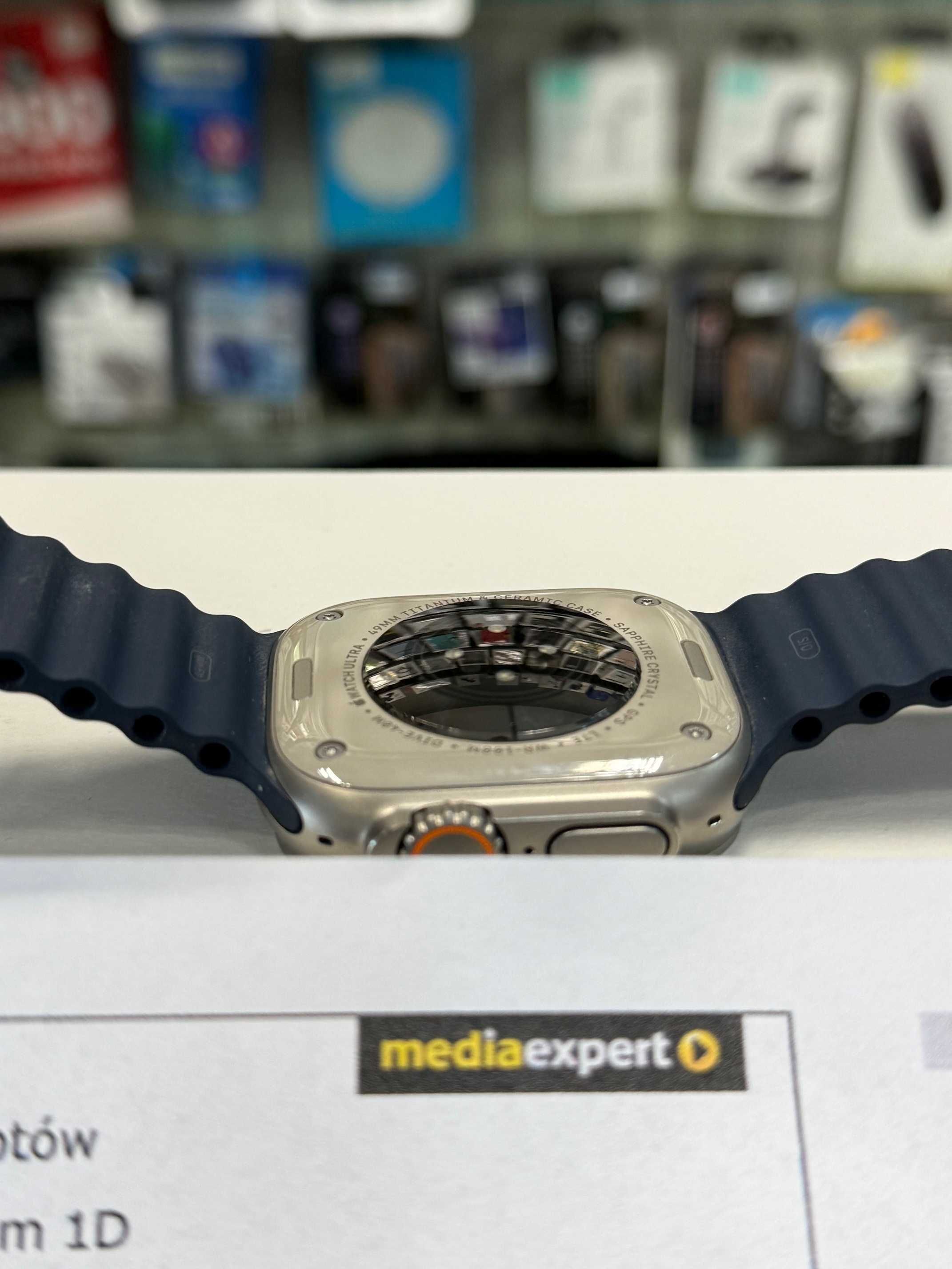 Apple Watch Ultra 2 49mm 98% bateria Titanium Blue Ocea A2986 CELLULAR