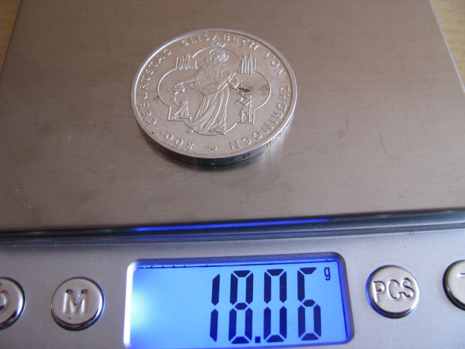 Niemcy Srebro 10 euro, 2007 Elżbieta z Turyngii