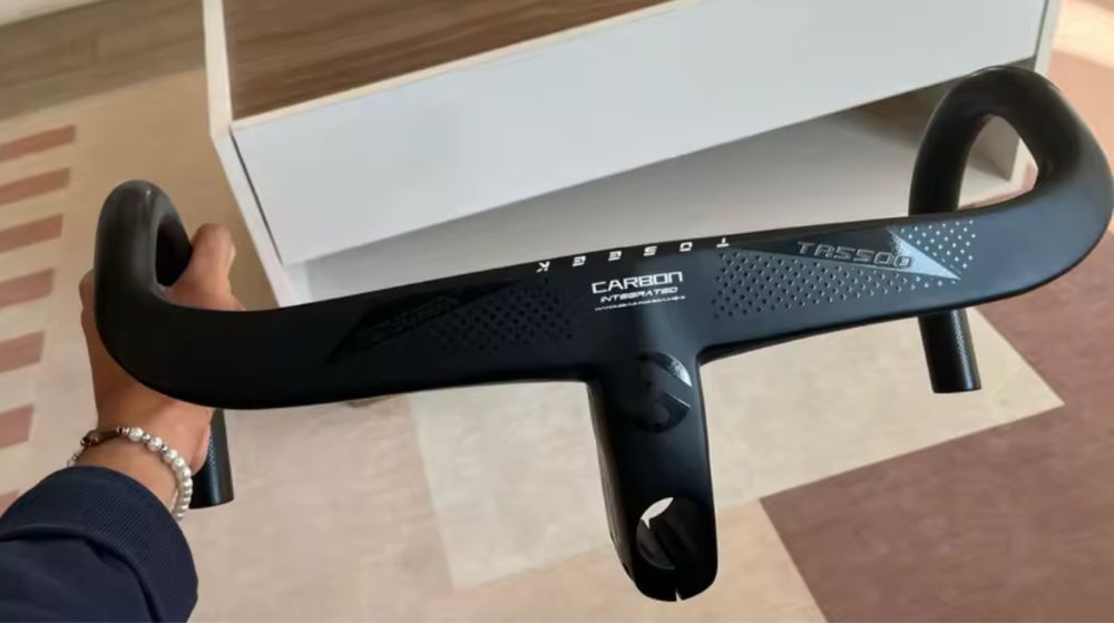 Toseek tr5500 guiador integrado de estrada novo 400por 90mm