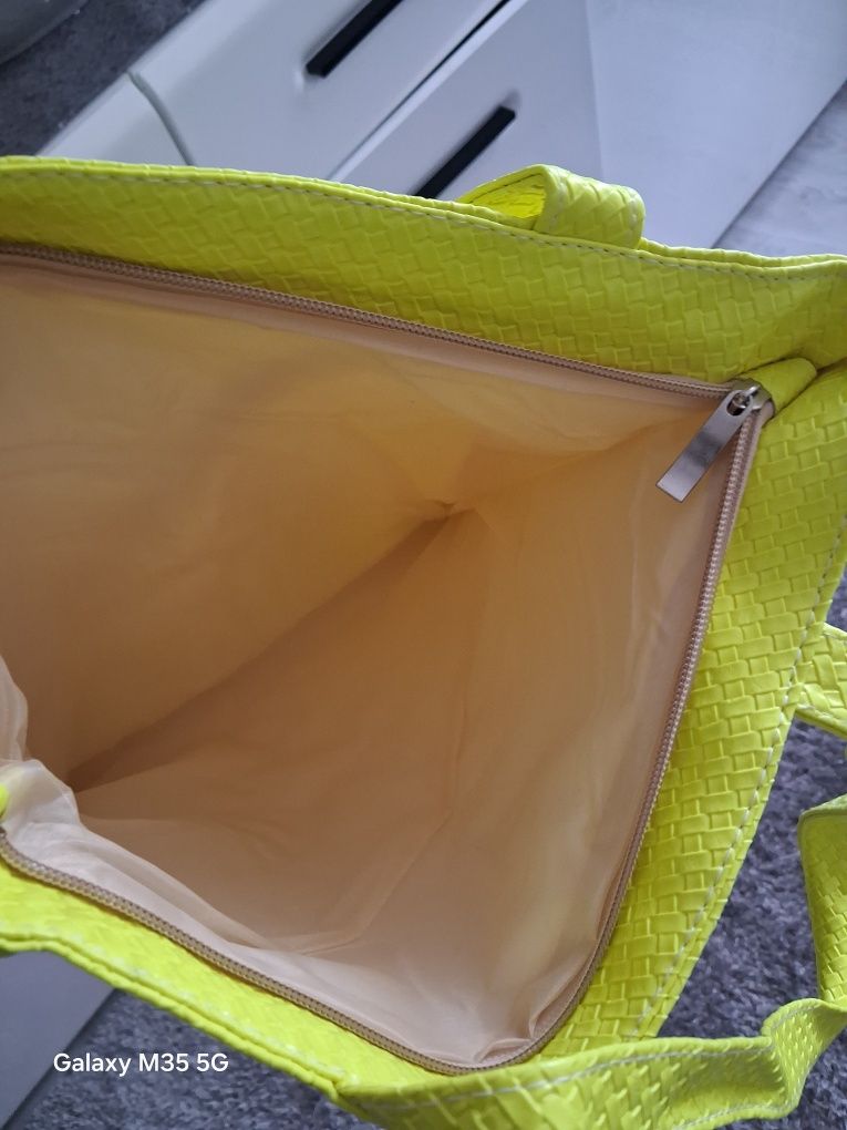 Torba shopper na zamek