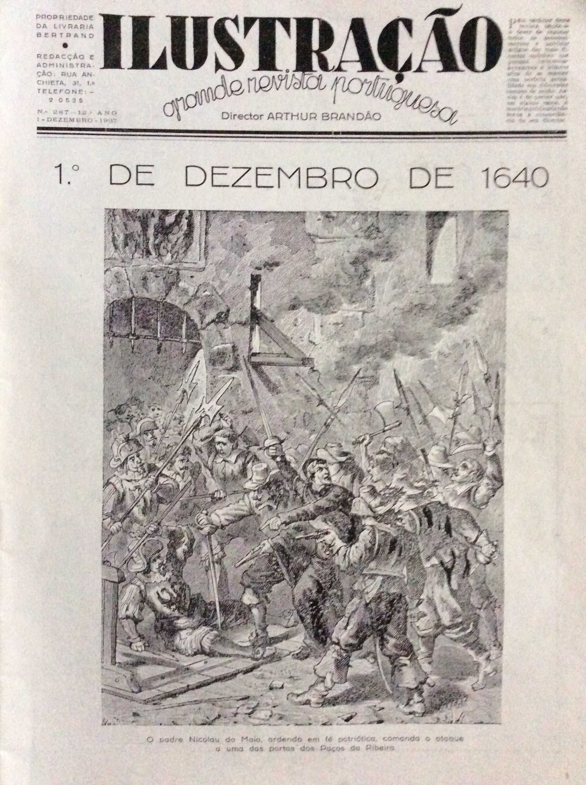 Revista ilustração. N.º 287  de 1 de Dez. 1937