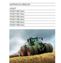 Instrukcja obslugi Fendt Vario  924/927/930/933/936/939 polski