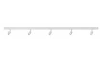 Lampa sufitowa LED, 5 reflektorów, biały Ikea Bave