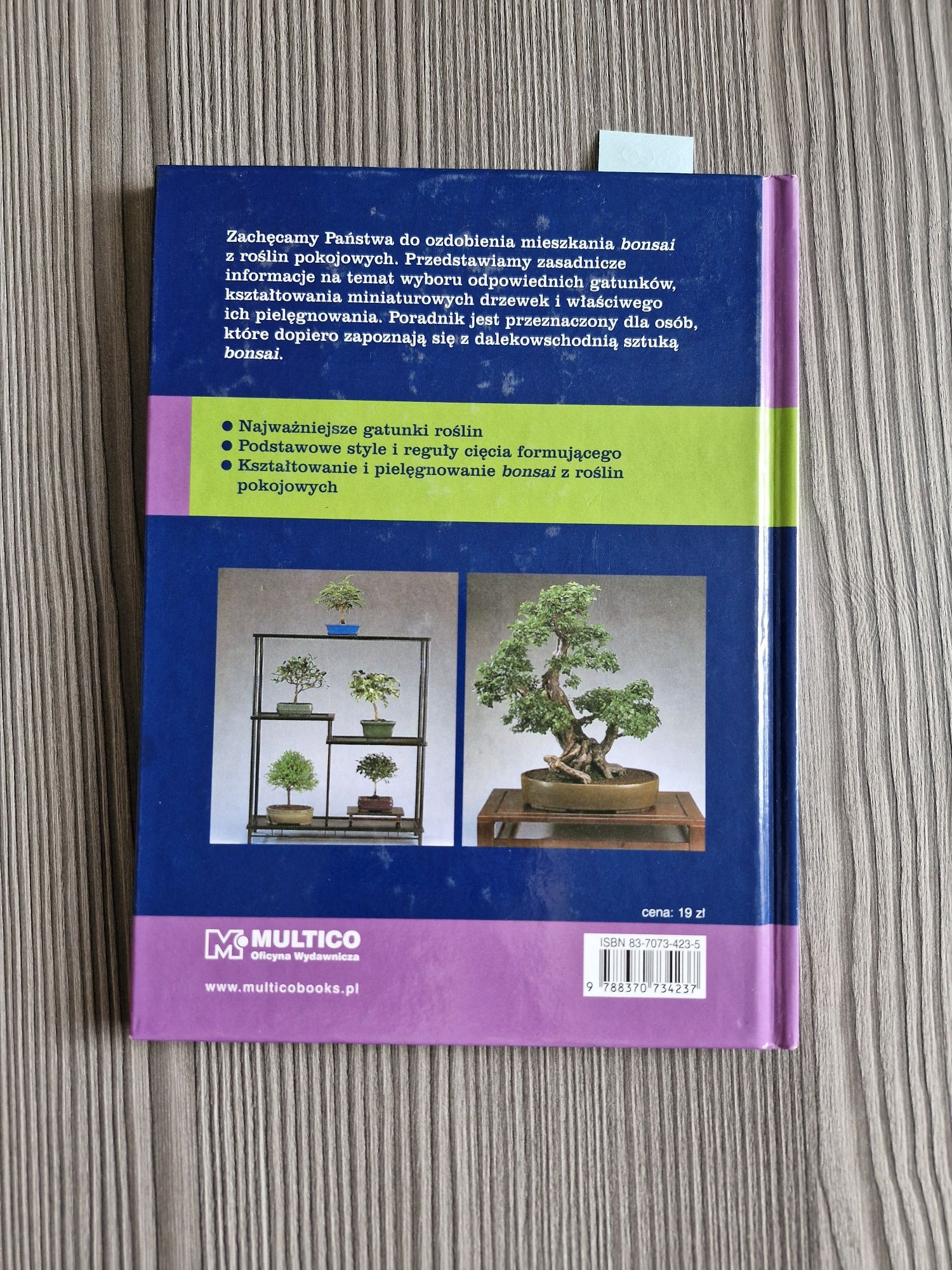6560. "Bonsai z roślin pokojowych" Horst Stahl, Helmut Ruger