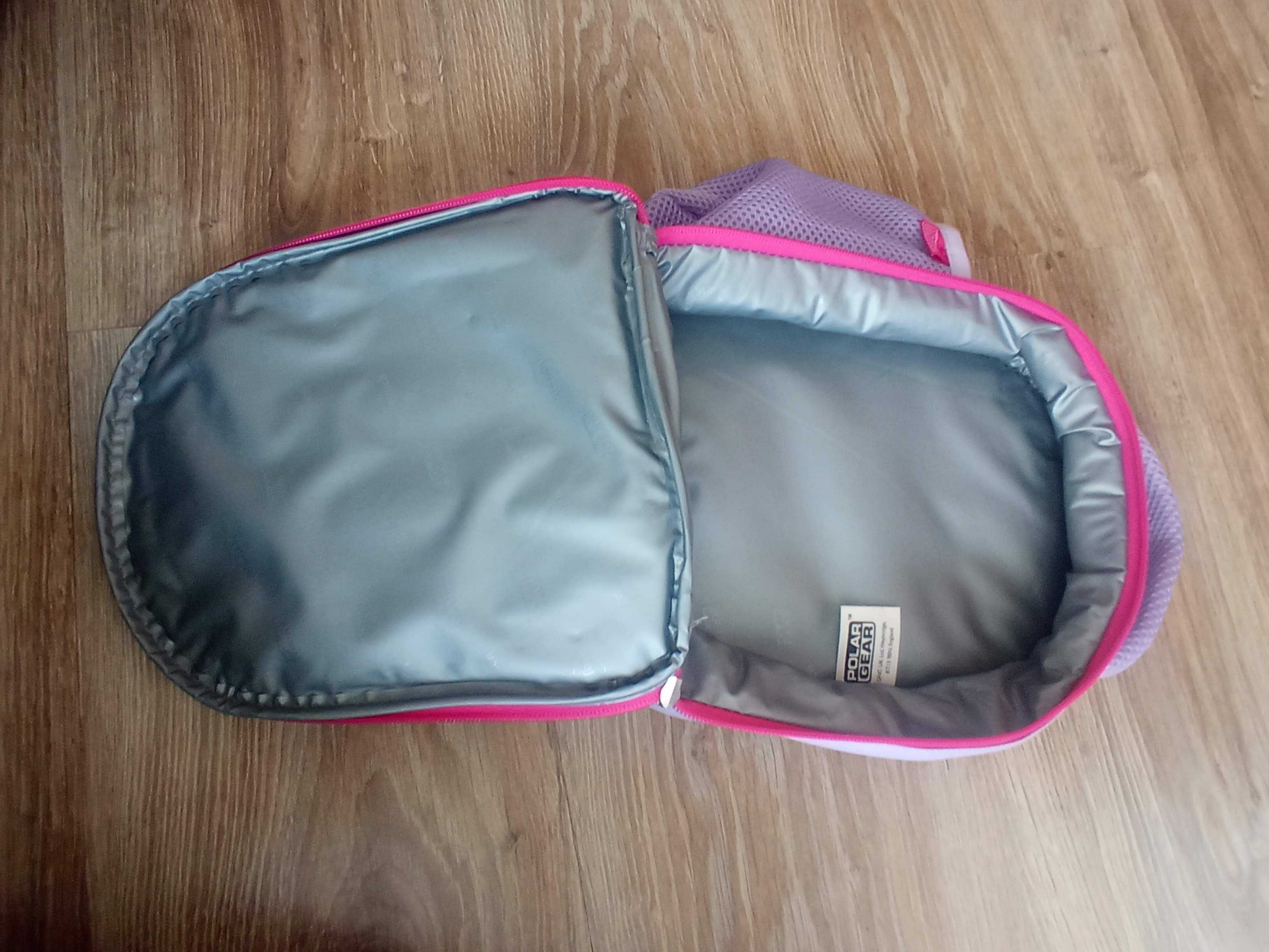 Lunch box torba termiczna dla dzieci jednorożec róż fiolet jak nowa