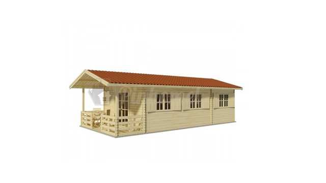 casa de madeira "lugo T2" – 5,16 x 8,20 m – 44mm