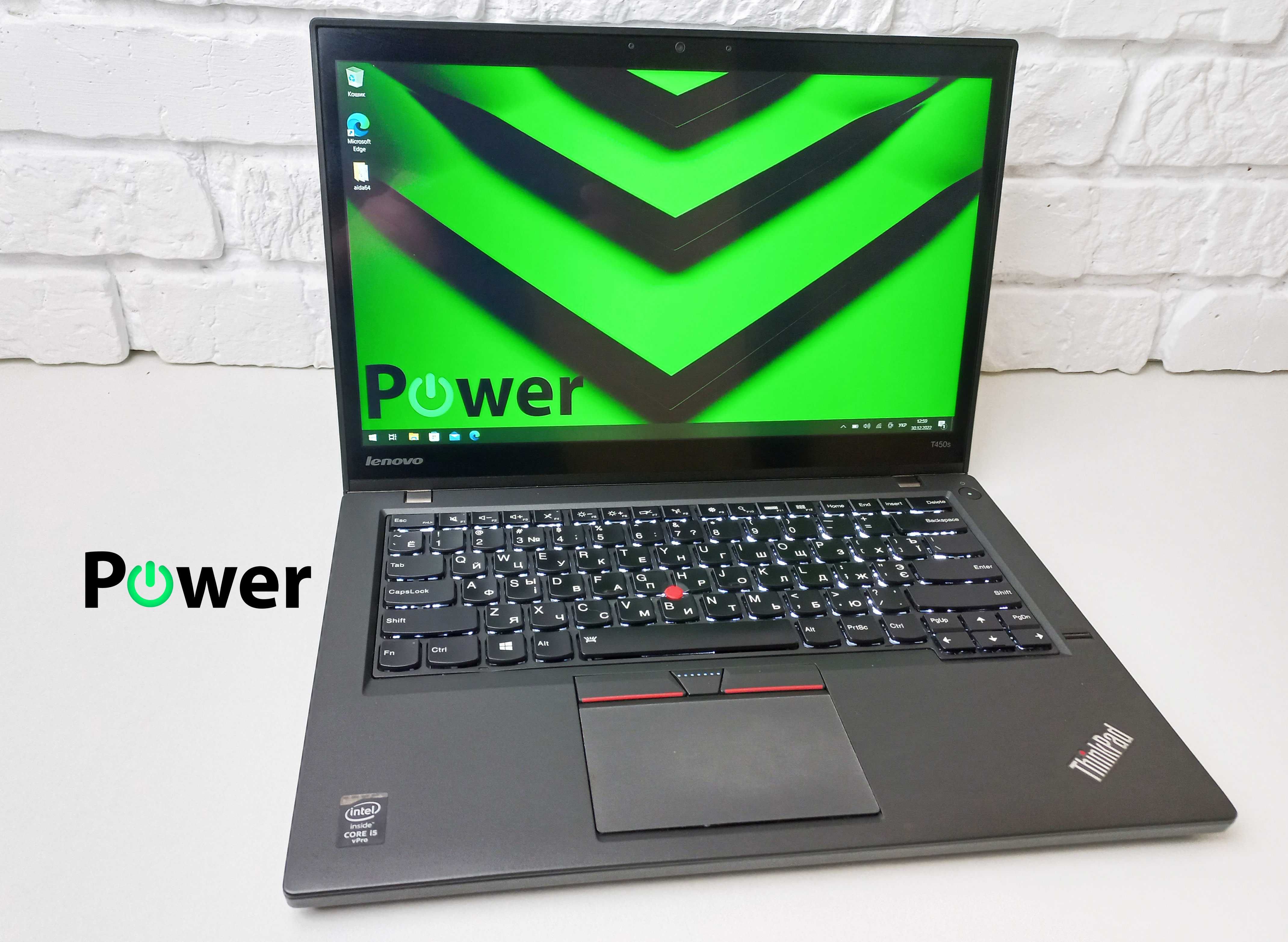 Lenovo ThinkPad T450 i5-5200U 8gb SSD256 HD+ Touchskreen