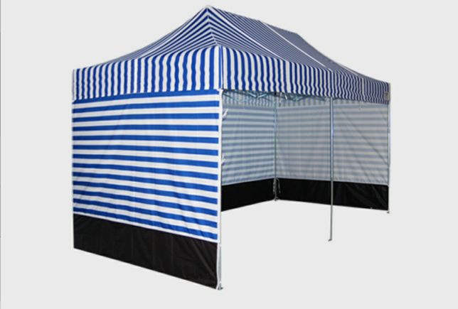 Sprzedam namiot bial-nieb handlowy błyskawiczny Vito Turek 5.4 x 2.7 m
