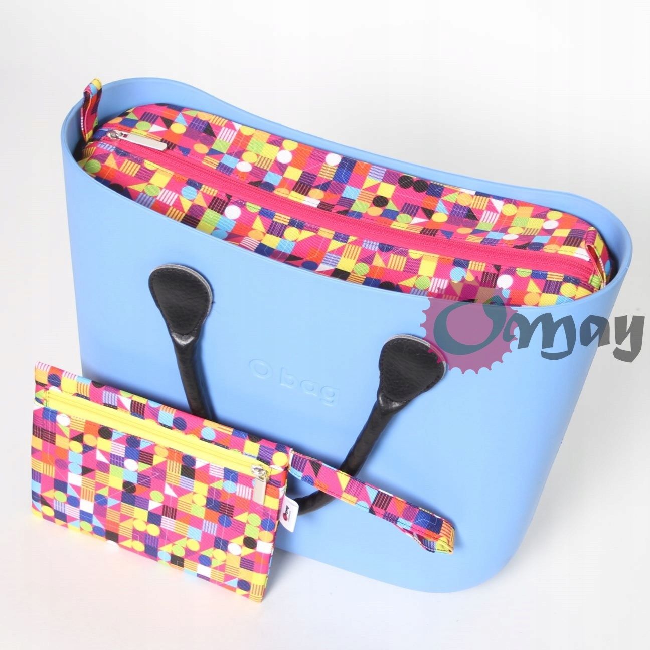 organizer OBAG STANDARD +KOSMETYCZKA piksele 2 kieszenie wkład OMAY