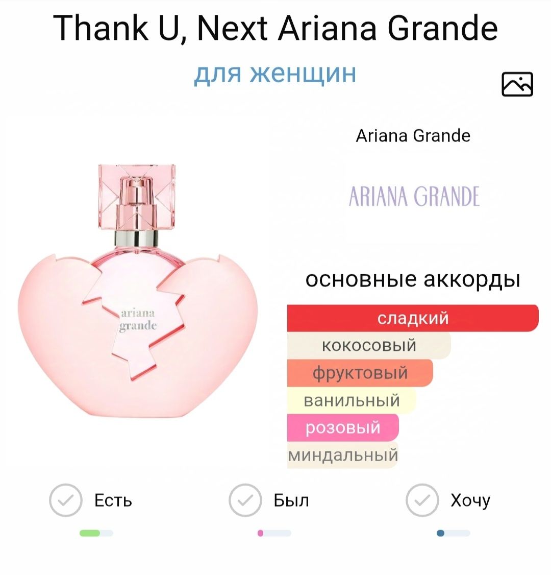 Ariana Grande Thank you, next парфумована вода парфюм духи
