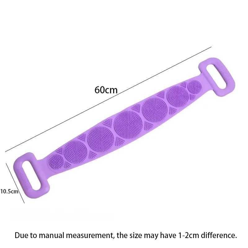 Губка тела, силиконовые щетки, скруббер, пилинг спины, массажер душа