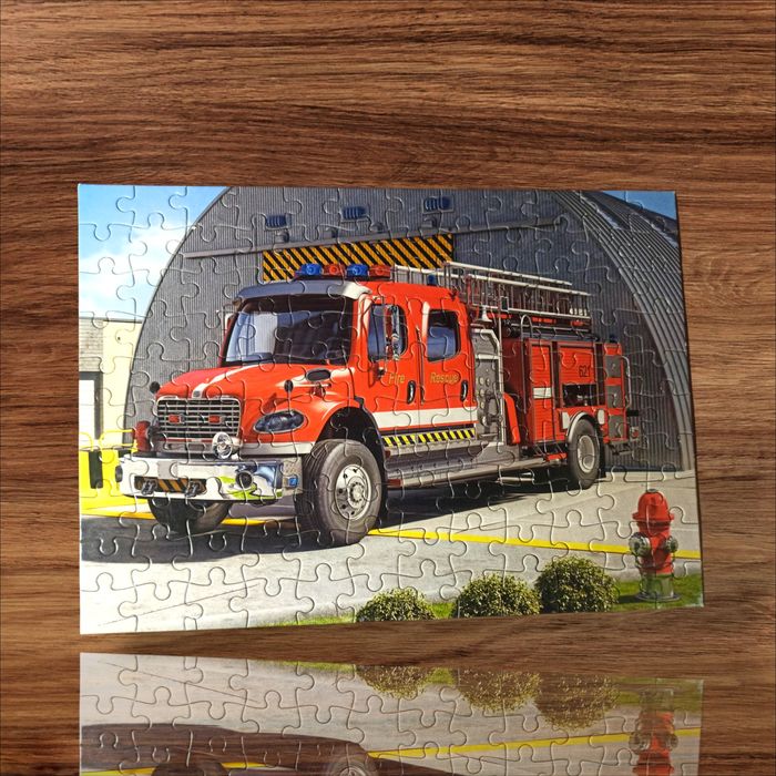 Пазли для дітей, дорослих. Пожежна машина