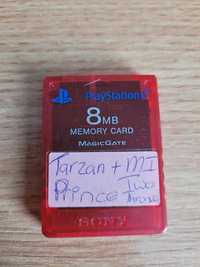 Karta pamięci do PlayStation 2 (PS2 czerwona)