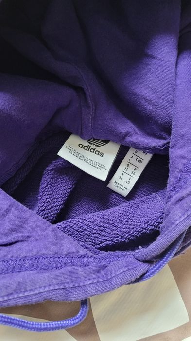 Bluza fioletowa adidas 36 damska