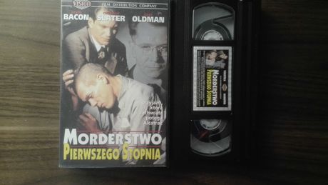 Morderstwo pierwszego stopnia kaseta VHS kolekcjonerska oryginalna