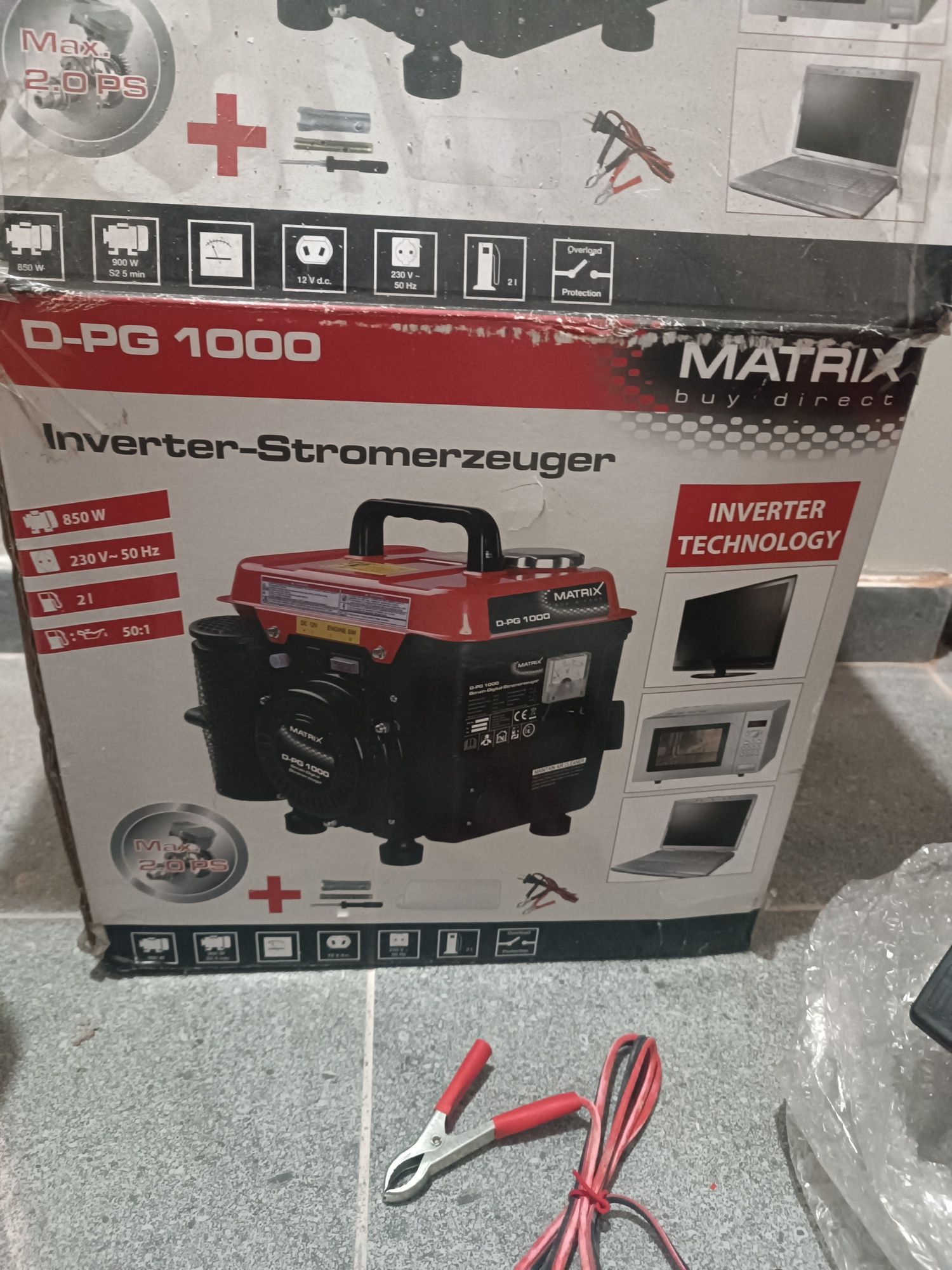 Agregat prądotwórczy matrix D-PG 1000