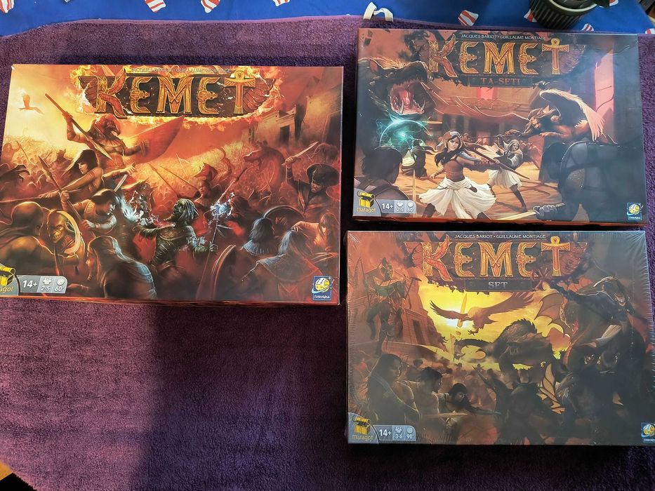 Gra planszowa Kemet z dodatkami Ta-Seti i Set
