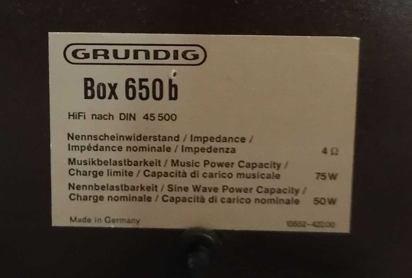 Grundig Box 650b .