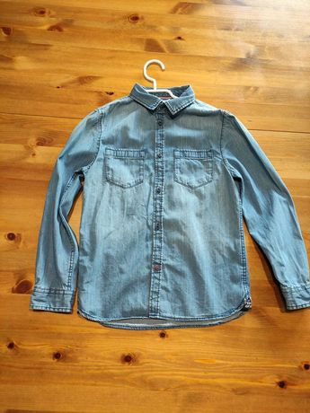 Koszula dżinsowa / jeansowa rozmiar 134-140