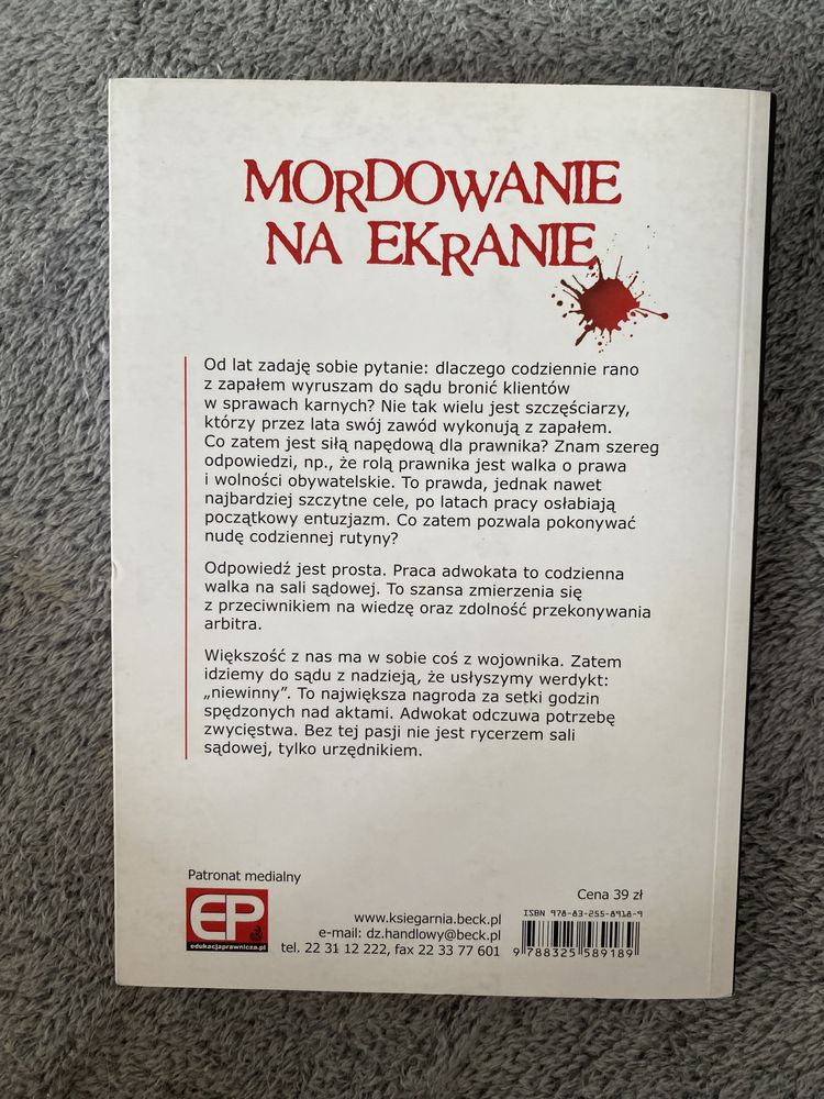 Książka „Mordowanie na ekranie” Jacek Dubois