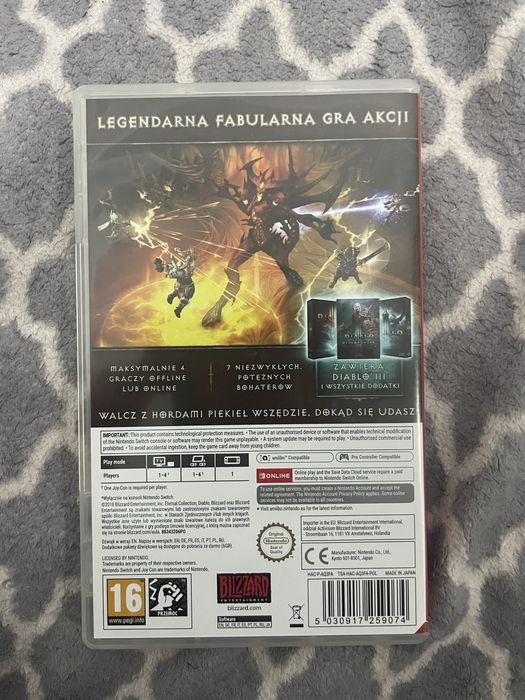 Diablo eternal edition nintendo switch