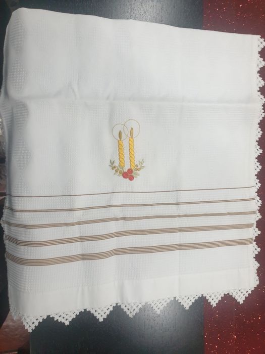 Pano Novo de Natal Bordado