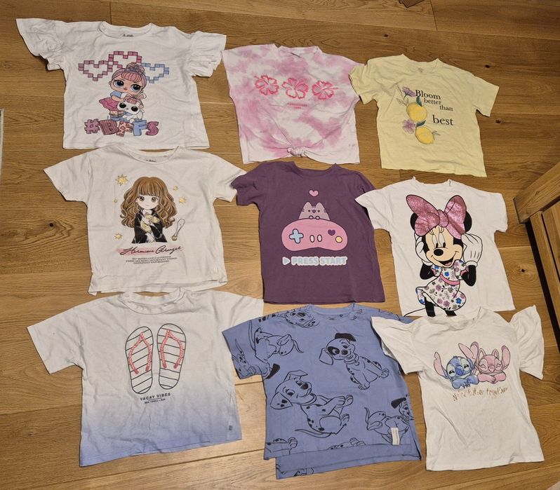 T-shirty dla dziewczynki (rozm. 134)
