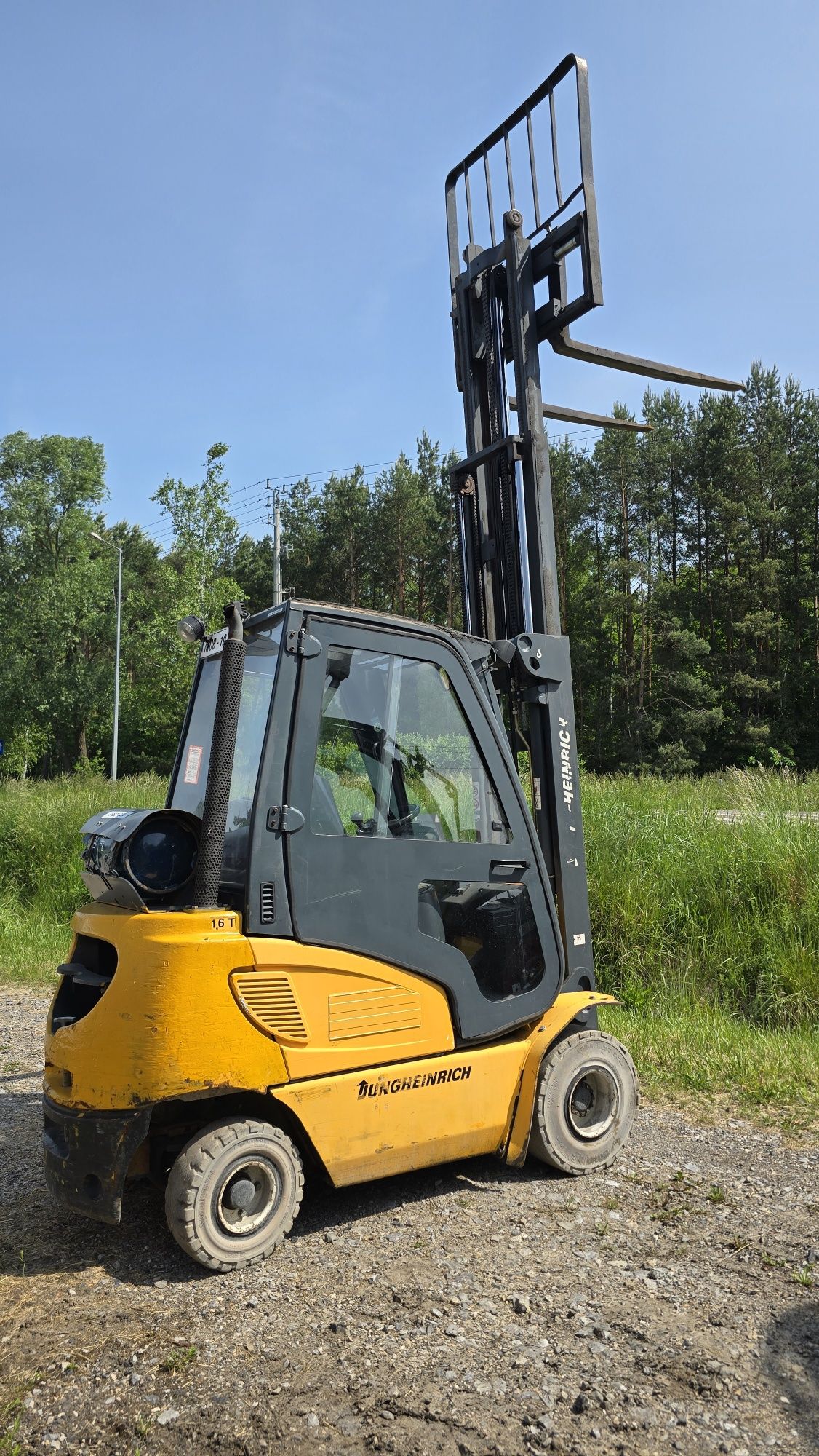 Wózek widłowy Jungheinrich 1.6t  gazowy  – 2007 rok, stan super