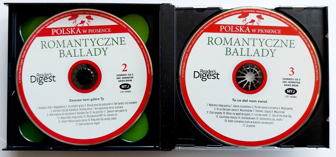 Romantyczne Ballady 3CD Box 2009r Hey Universe TSA Wilki Lady Pank