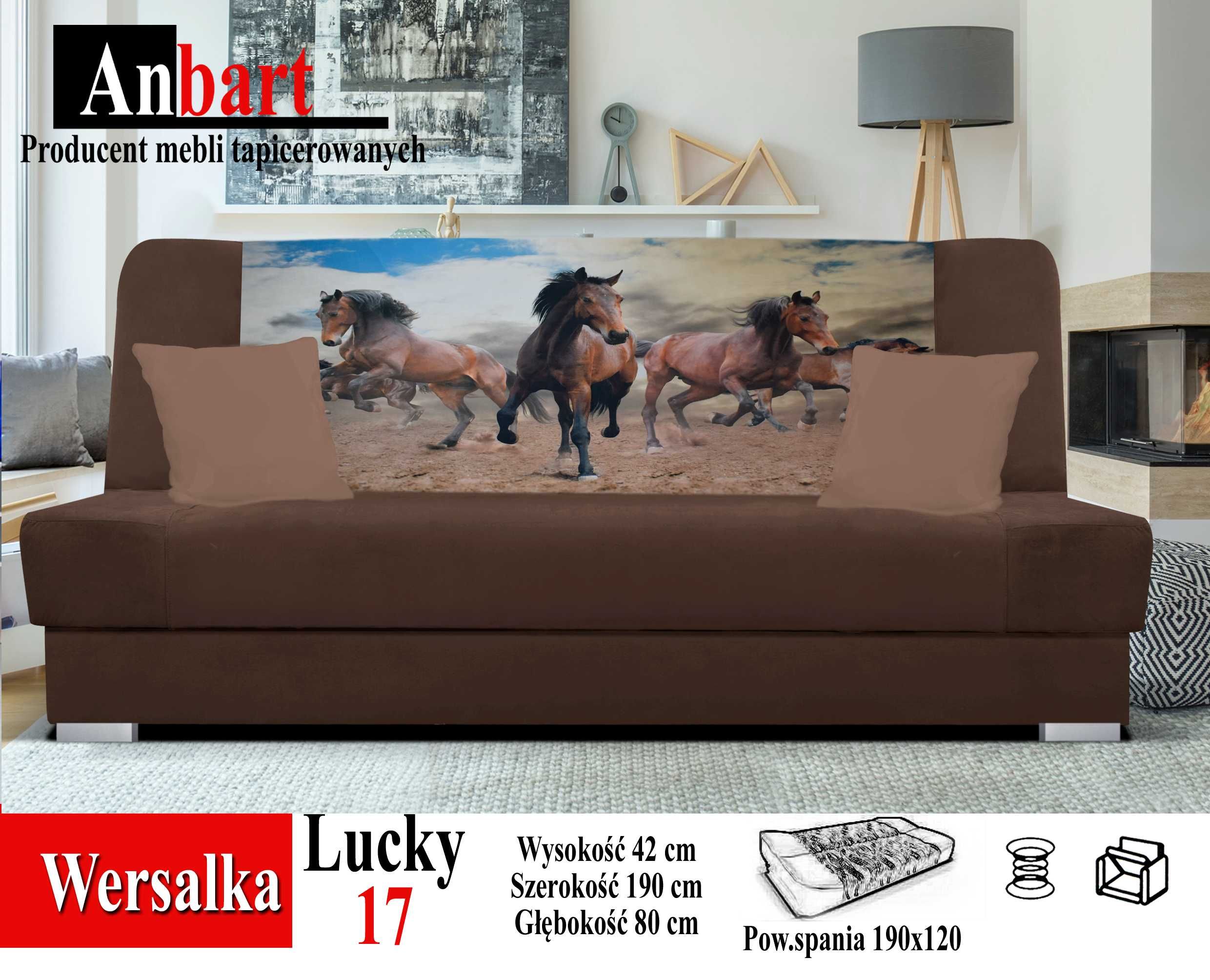 Wersalka KANAPA ROZKŁADANA Sofa Dostawa cały kraj SPRĘŻYNY Producent