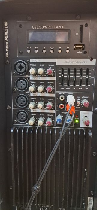 Coluna de Som Amplificada fonestarASB-15180U