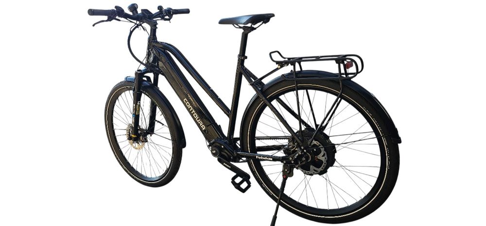 E-bike Contoura Li-16. Pinion 12./ Pasek. Carbon